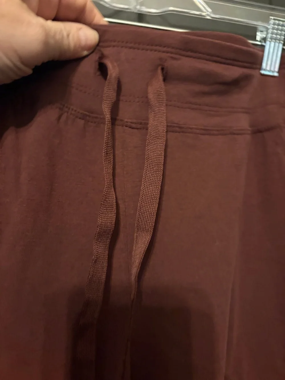 Athletic Works Men's Rust-Brown Drawstring Joggers - Picture 2 of 4